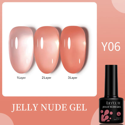 LILYCUTE 7ML Gel Nail Polish Nude Vernis Semi-Permanent Nail Polish For Nails Soak Off UV LED UV Gel DIY Nail Art Gel Varnishes