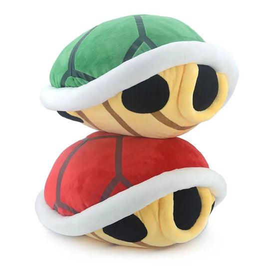 New 35CM Classical Game Cute Koopa Troopa Shell Plush Toy Stuffed Animal Plushie Turtle Red Green Throw Pillow Home Decor Cushion Room Sofa Bed For Children Gifts