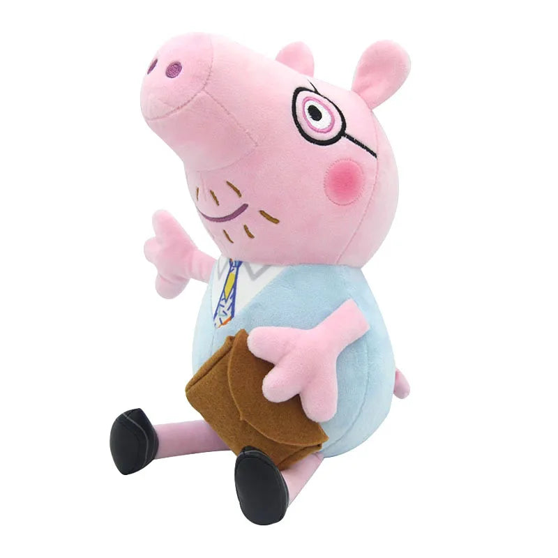 Peppa Pig Plush Toys 30cm Piggy Stuffed Animal Plushies PP Cotton Soft Doll Mummy Daddy George Model Childrens Kids Christmas Birthday Gift