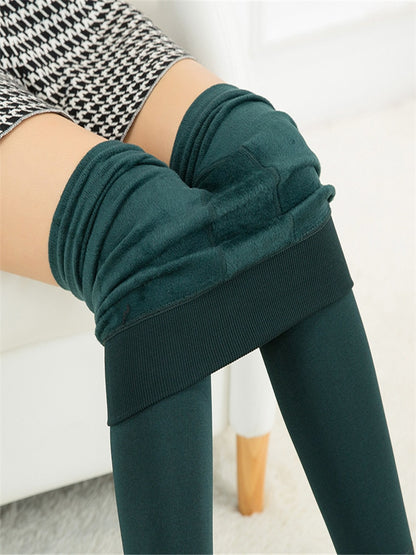 Trend Knitting Casual Winter New High Elastic Thicken Lady's Leggings Warm Pants Skinny Pants For Women