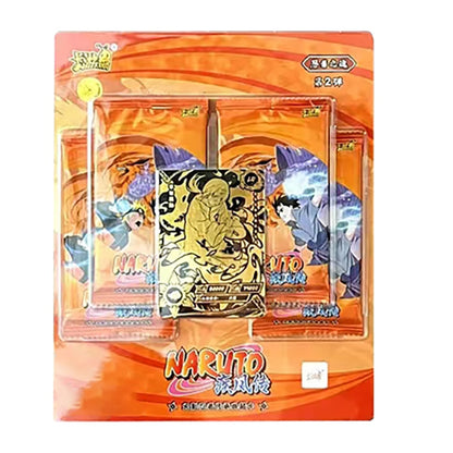 KAYOU Original Naruto Complete Series Card Booster Pack Anime Figure Rare Collection Cards Flash Card Toy For Children Xmas Gift