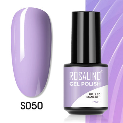 ROSALIND 7ML Gel Polish Glitter Nail Polish All For Nails Manicure Nails Art Base Top Coat UV Semi Permanent Gel Varnishes