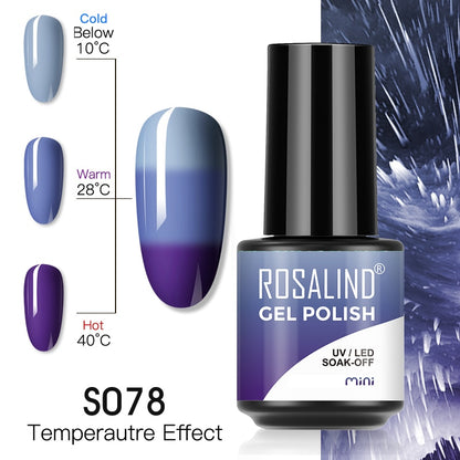 ROSALIND 7ML Gel Polish Glitter Nail Polish All For Nails Manicure Nails Art Base Top Coat UV Semi Permanent Gel Varnishes