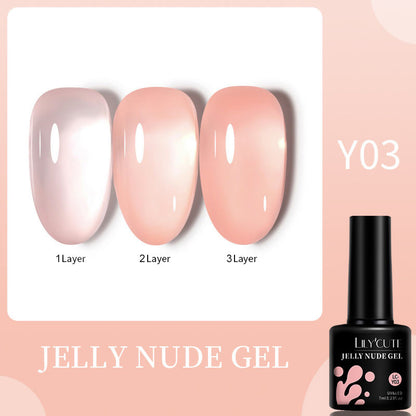 LILYCUTE 7ML Gel Nail Polish Nude Vernis Semi-Permanent Nail Polish For Nails Soak Off UV LED UV Gel DIY Nail Art Gel Varnishes