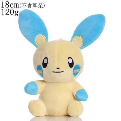 New Pokemon 20-25cm Anime Figure Pikachu Sleeping Cute Scream Plush Dolls Pet Stuffed Model Pendant Toy Children Christmas Gifts