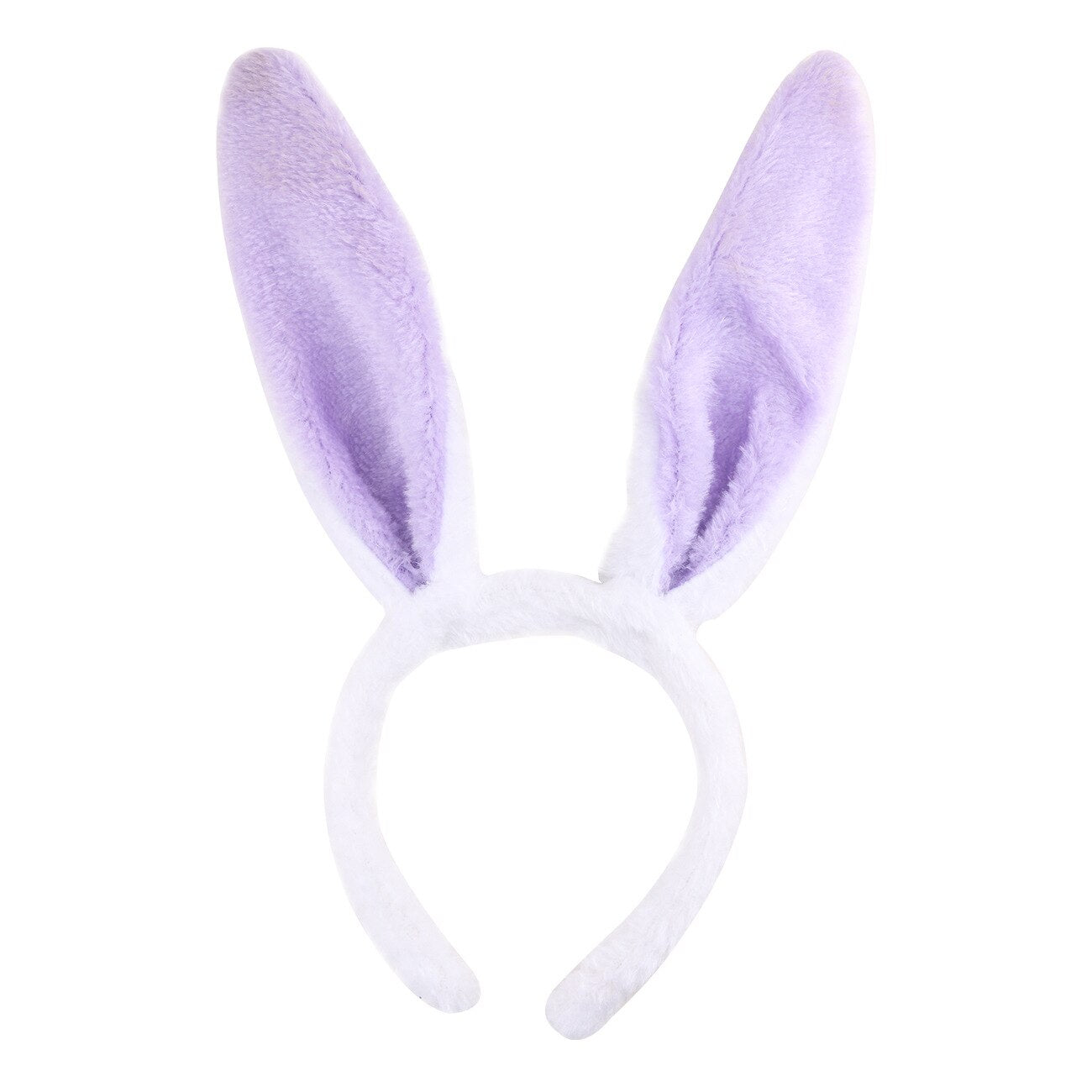 Cute Plush Bunny Ears Hair Bands Soft Rabbite Ears Easter Adult Headbands for Women Girls Anime Cosplay Party Hair Accessories