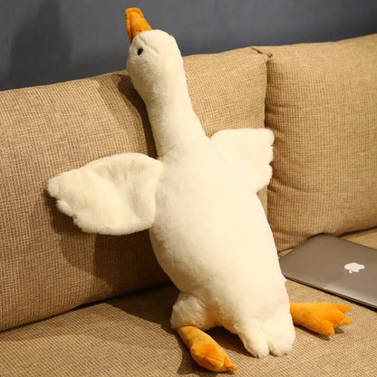 GIANT Goose Plush Toy 190cm Soft Stuffed Animal Plushies Duck Sleeping Pillows Cute Big Large Goosey Soft Dolls Girl Christmas Gifts