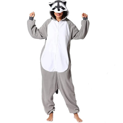 Men One-Piece Pajama, Animal Kigurumi( XXL Suit 180-200CM )Onesie For Adults Women Full Body Pyjama Cartoon Cosplay Costume