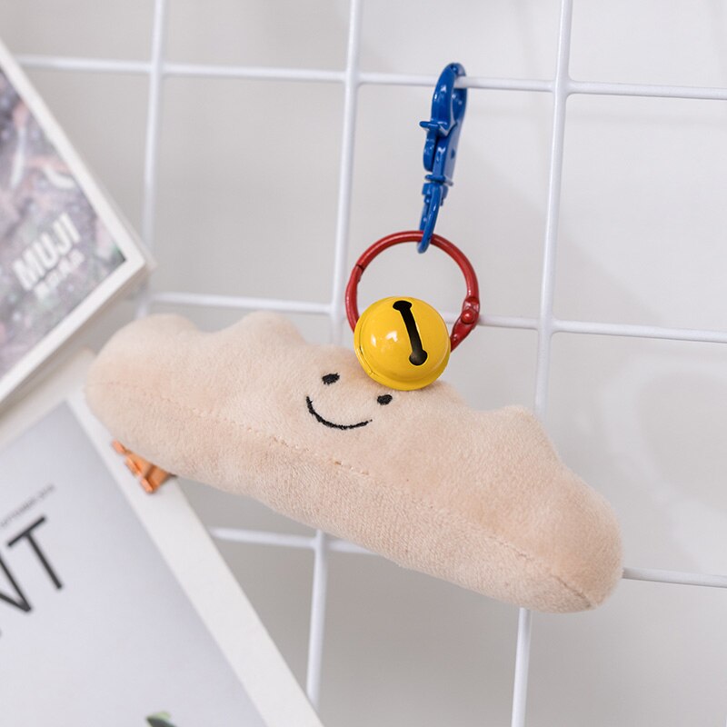 Kawaii Plush Keychain Bag Charm Cartoon Cute Mini Boba Tea Kitty Cat Stuffed Animal Plushies Soft Doll Car Trinket Key Chain Women Girls Keyring Kids Birthday Gifts