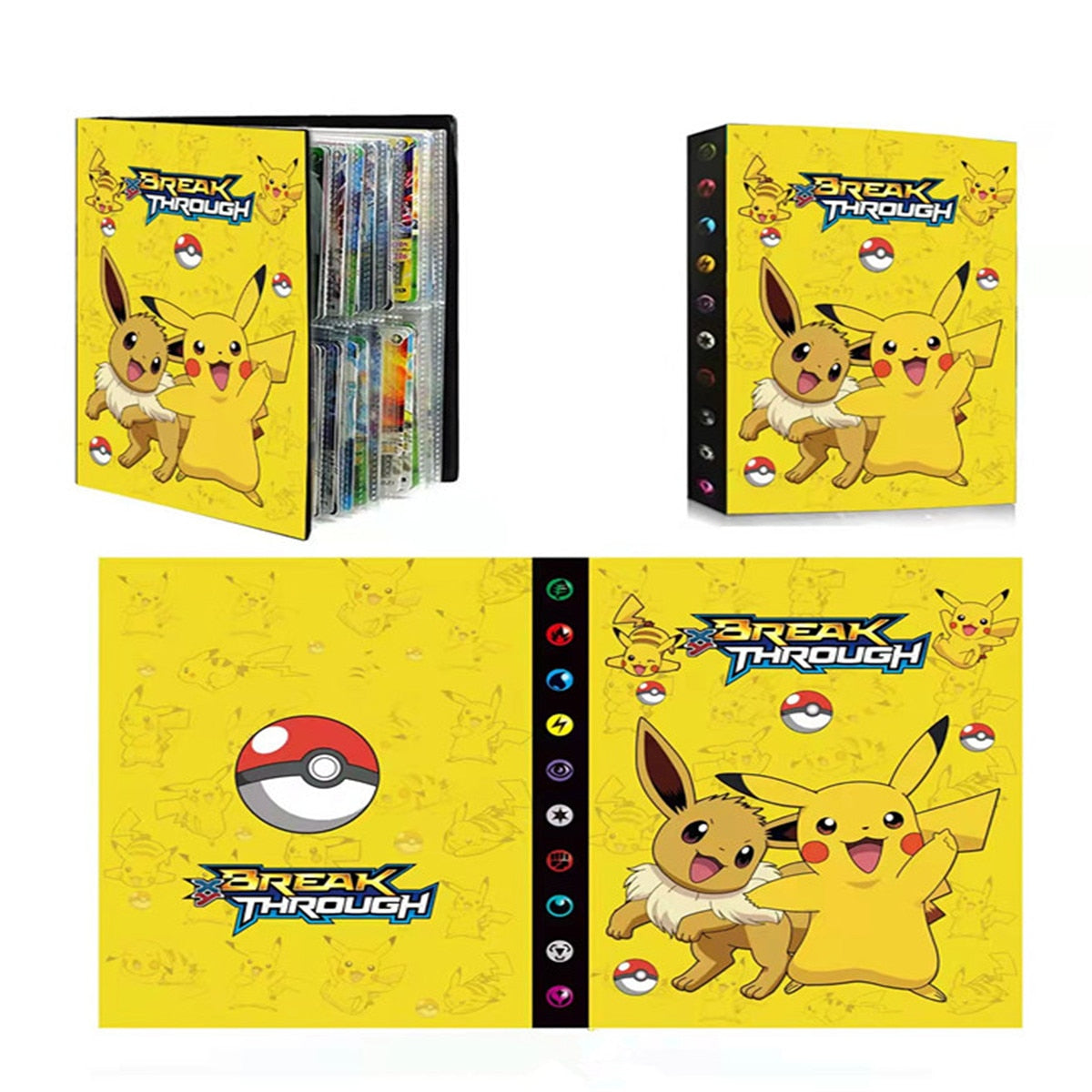 Pokémon Card Binder: Holds 240 Cards VMAX GX EX Holder Album Book Collector