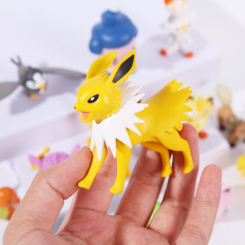 Cute Pokémon Action Figures 6-10cm Toys Pikachu Charizard Raichu Pichu Flareon Greninja Gengar Mimikyu Holiday Gift