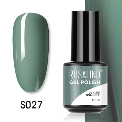 ROSALIND 7ML Gel Polish Glitter Nail Polish All For Nails Manicure Nails Art Base Top Coat UV Semi Permanent Gel Varnishes