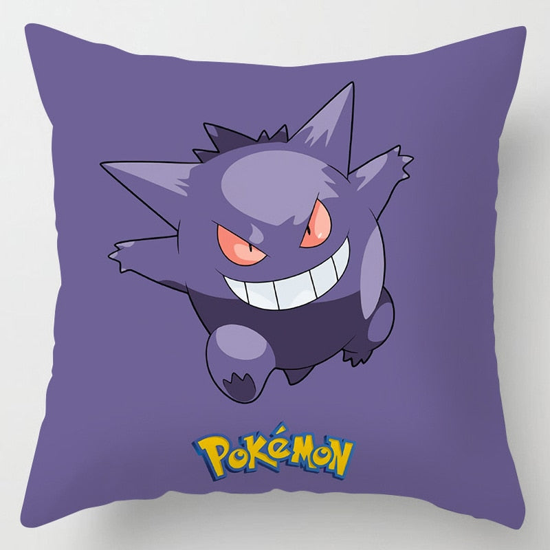 45x45cm Pokemon Cushion Cover Pikachu Meowth Poke Ball Charmander Kawaii Anime Pillowcase Anime Figure Decor Sofa Pillow Cover