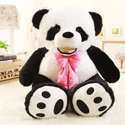 260cm Big Anime Soft Chinese Giant Panda Skin Giant Panda Plush Toy Animals Panda Coat Plush Pillow For Kids Valentine's Day Gift