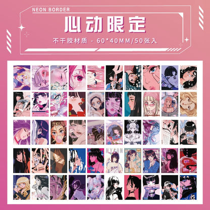 50sheets Cute Fashion girl Decorative Stickers Book Art Craft Scrapbooking Label Diary Japanese Stationery Album Journal Planner