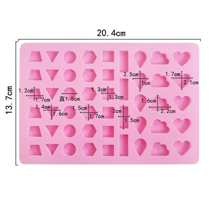 Gummy Bear Mold Silicone Chocolate Mold with Dropper DIY Dinosaur/Bear/Heart and Mini Donuts Valentine's Day Party Baking Mold