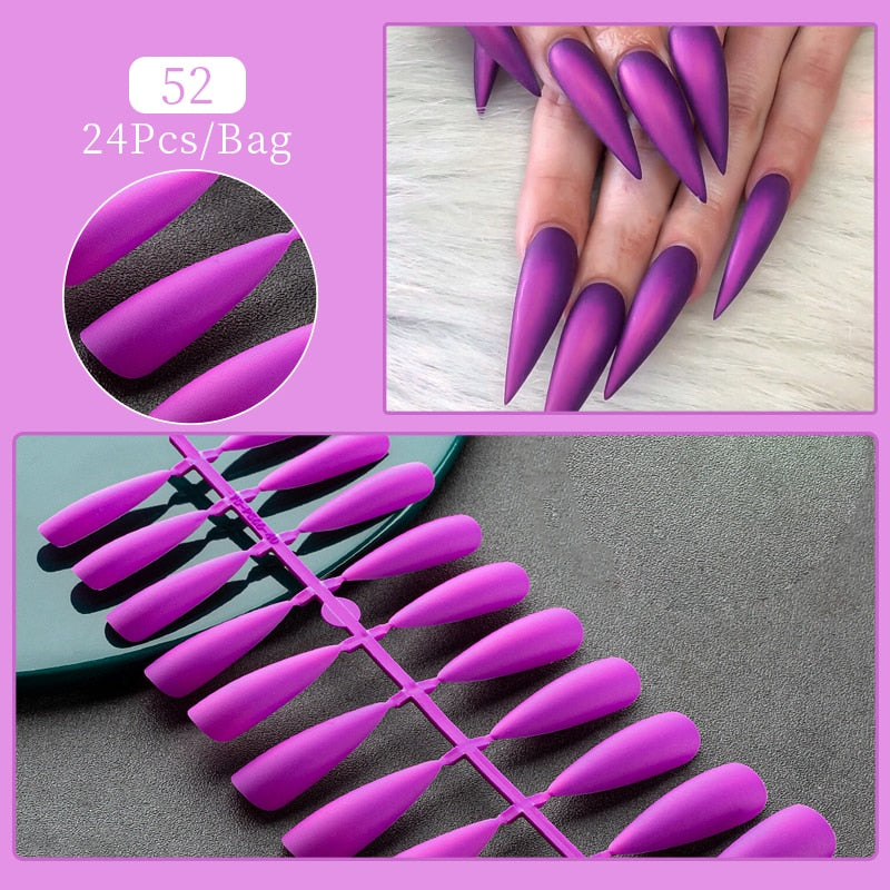 24pcs Sweet Summer Fake Nails Patches Pink Glitter Nude Press on Nails Women Wearable Nail Art Stickers Full Finished False Nail