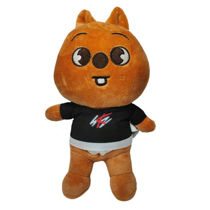 Skzoo Plush Toys 20cm Stray Kids Plush Wolf Chan Cartoon Stuffed Animal Plushies Doll Kawaii Companion for Kids Adults Fans Gift