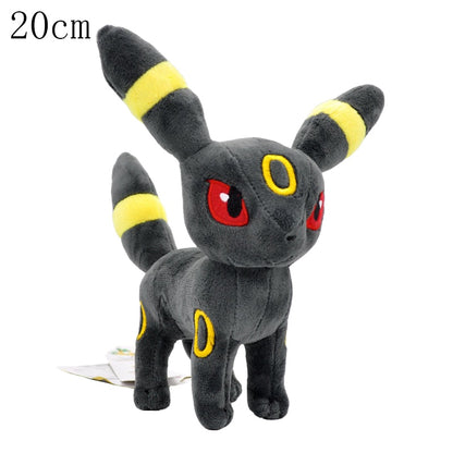 Pokémon Eeveelution Plushies Set Eevee Flareon Vaporeon Jolteon Espeon Umbreon Glaceon Leafeon Sylveon Evolution Collectible Stuffed Plush Doll Toy Christmas Gift