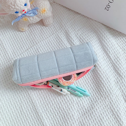 Kawaii Pillow Pencil Case Girls School Supplies Pouch Cute Korean Stationery Pencil boxes for office School bag girl boy