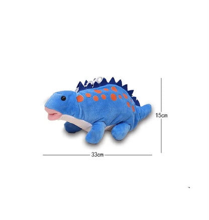 Plush Pencil Case Cartoon Dinosaur Shape Children's Pen Holder Creative Doll Large Capacity Pen Bag Student Stationery Storage