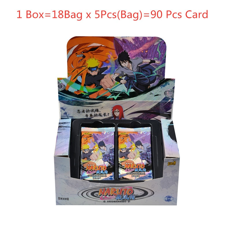 KAYOU Anime Original Naruto Cards Chapter Of The Array Box Added SE Ninja World Collection Cards Toy For Children Christmas Gift