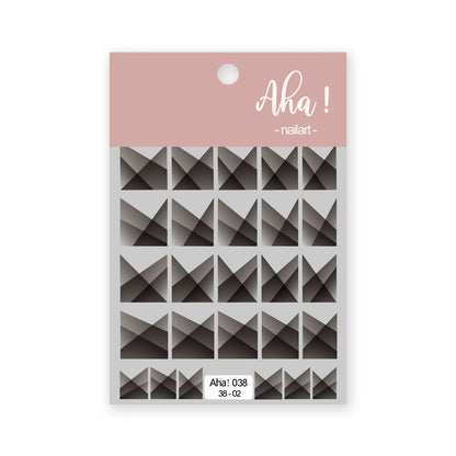 1Sheet Korean White Cloud Blue Nail Art Sticker 3D Star Moon Decal Pure Twilight Self-adhesive Manicure Slider Accessories RE#53