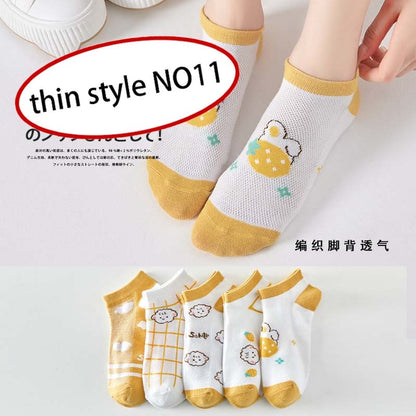 1pair/Cute Summer Women Short Socks Boat Chaussette Femme Cotton Ankle Lace Mujer Sock Female Mesh Breathable Calcetines
