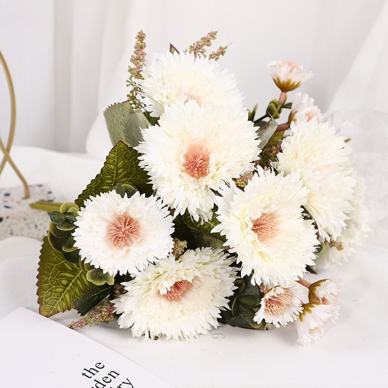 Fake Sunflower Gerbera Artificial Gerbera Wedding Decoration Fake Flower Realistic Plant Home Decoration Shooting Props