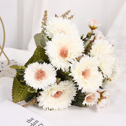 Fake Sunflower Gerbera Artificial Gerbera Wedding Decoration Fake Flower Realistic Plant Home Decoration Shooting Props