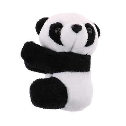 Creative Plush Panda Clip Black White Hugging Panda Plushies Curtain Clip Bookmark Notes Small Stuffed Animal Doll Souvenir Toys