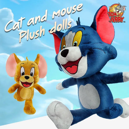 Tom And Jerry Plush Toy Cartoon Movie Cat Tuffy Nibbles Mouse Plushies Stuffed Animals Soap Action Figure Studio Doll Toys