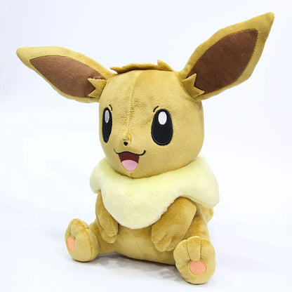 30cm Pokemon Eevee Plush Toys Cartoon Cute Anime Elf Plush Doll Soft Stuffed Kawaii Eevee Pillow Birthday Gift For Children Kids