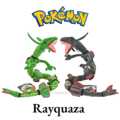 Pokemon Go Plush Dolls Pocket Monsters Dragon Rayquaza 75cm Plushies Collection Soft Stuffed Animals Kid Toy for Boy Girl