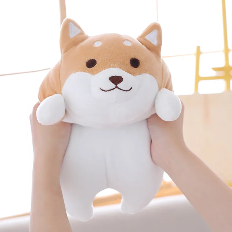 Corgi Stuffed Animal Fat Shiba Inu Plush Toy Giant Big Puppy Dog Plushies Cute Kawaii Pillow Buddy Sofa Bed Home Decor Girlfriend Wife Gift