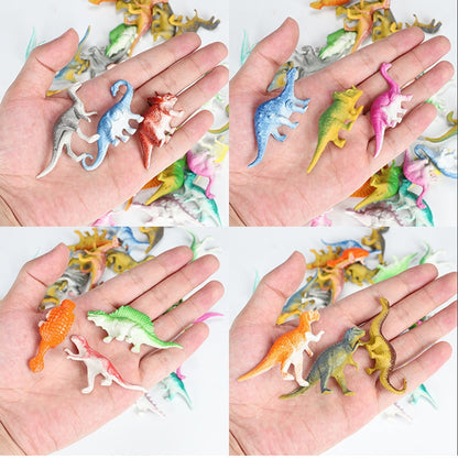 39pcs/lot Mini Dinosaur Model Children's Educational Toys Small Realistic Animal Figures kids Toys For Boy Gift