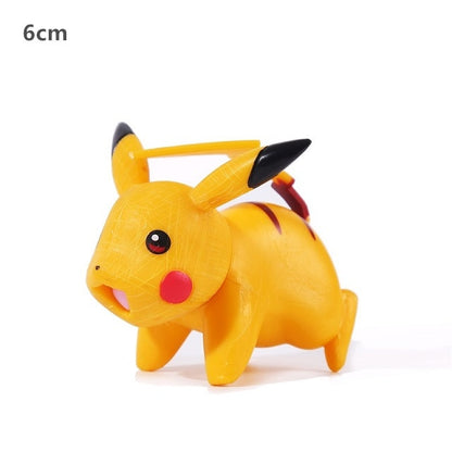 Cute Pokémon Action Figures 6-10cm Toys Pikachu Charizard Raichu Pichu Flareon Greninja Gengar Mimikyu Holiday Gift