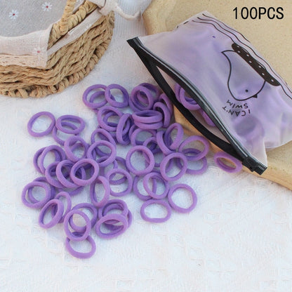 20/50Pcs/Set Girls Colorful Nylon Small Elastic Hair Bands Kids Cute Bow Hair Bands Ponytail Holder Headband Hair Accessories