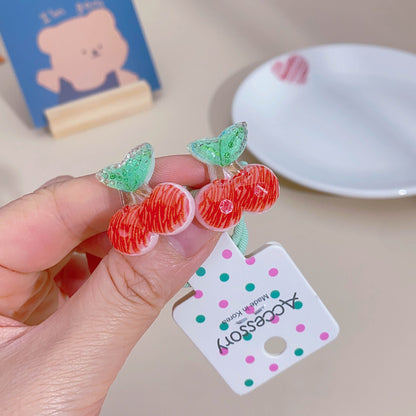 Children Sequins Floral Elastic Hair Bands Rubber Band Hair Tie Princess Kawaii Hair Rope Headwear Girls Kids Hair Accessories