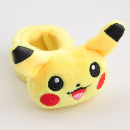 Pokemon Plush Snap Bracelet Wristband Pikachu Squirtle Charmander Video Game 1.5mm Super Soft Holiday Dress Up Birthday Gifts