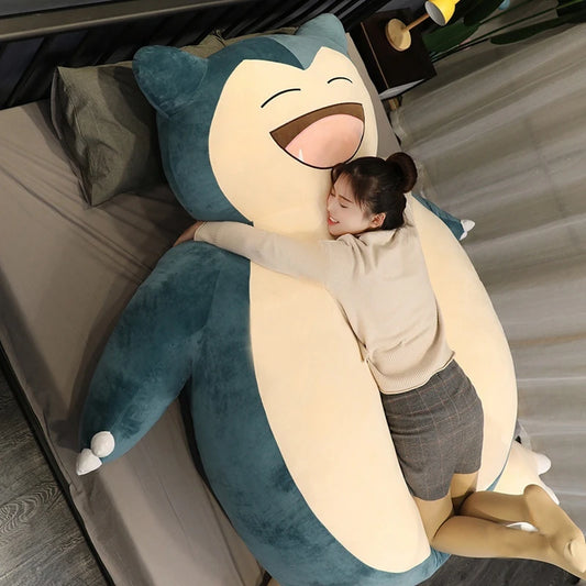 200/150cm Giant Snorlax Plush Pokemon Plush Toys Kawaii Soft Snorlax Leather Shell Plushie NO Filling Pillow Gifts for Children