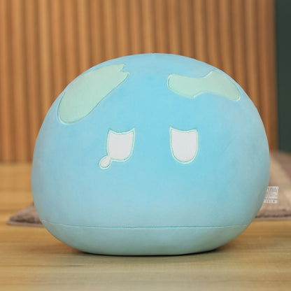 40cm Genshin Slime Pillow Genshin Impact Plush Cushion Cute Anime Game Stuffed Original God Cosplay Fans Peluche for Kid Gift