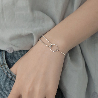 VENTFILLE 925 Sterling Silver Diamond-Studded Butterfly Bracelet Women's Fashion Temperament Flower Adjustable Bracelet