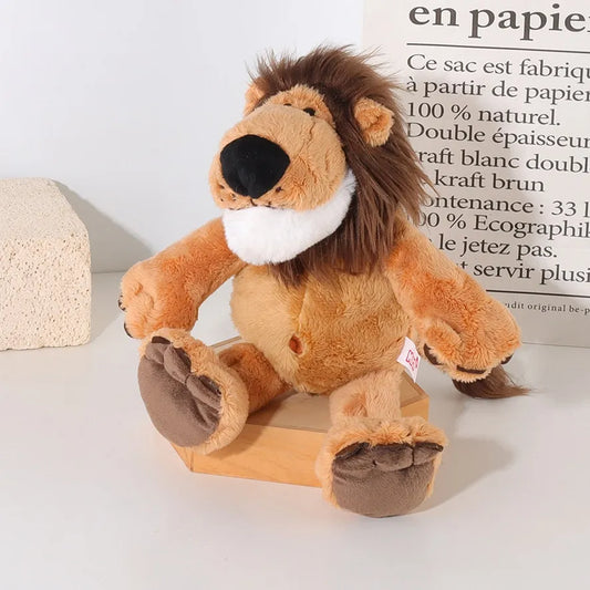 1Pcs Cute Plush Lion Forest Animal Plush Lion Kid Children Toy Soft Touch Lion Doll Toy