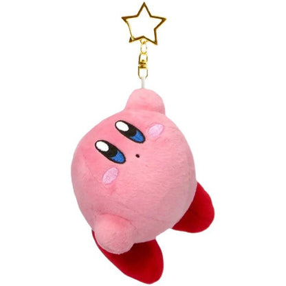 Star Kirby Plush Toys Video Game Cartoon Doll Pendant Kawaii Anime Soft Stuffed Keychain Birthday Gift  For Children Girls