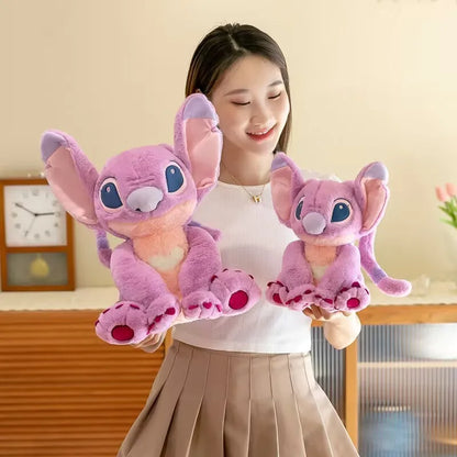 GIANT Angel Stitch Plush Toy 80cm Lilo Disney Movie Big Large Cute Kawaii Stuffed Animal Plushies Soft Doll Girl Girlfriend Couples Birthday Gift