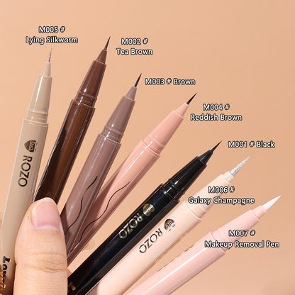 Diamond Glitter Matte Eye Liner Pencil Eye Makeup Highlighter Waterproof Pearl Champagne Brighten Silkworm Shadow Eyeliner Pen