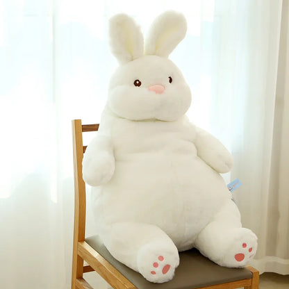 Giant Lazy Rabbit Dolls Soft Plush Cute White Bunny Animal Toys Baby Sleep Pillows Cushion Kids Girl Birthday Gift Kawaii Decor