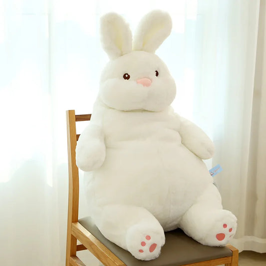 Giant Lazy Rabbit Dolls Soft Plush Cute White Bunny Animal Toys Baby Sleep Pillows Cushion Kids Girl Birthday Gift Kawaii Decor