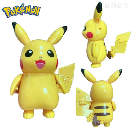 Poké Ball Catch & Battle Set: Pokémon Action Figures Pikachu Charizard Blastoise Venusaur Mewtwo Eevee Gyarados Collectible Toy Model Gift